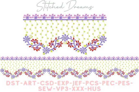 Crafted Border Embroidery Design